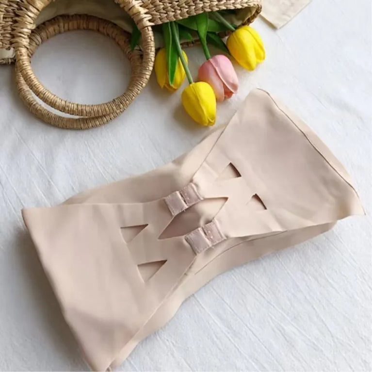 Seamless Bandeau Tube Top – Lightweight Wireless Support