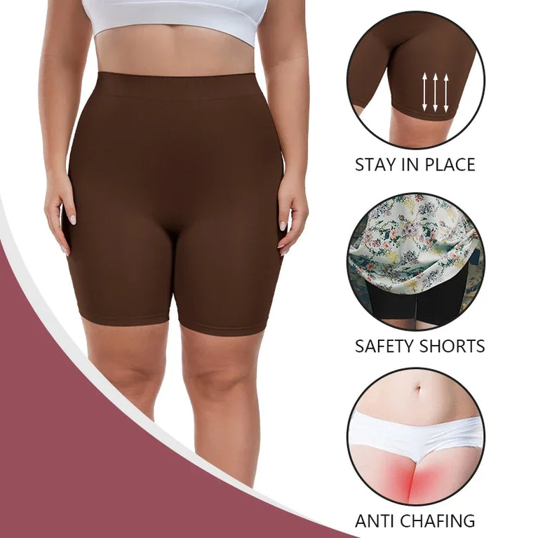 High-Waist Shapewear Shorts | Tummy Control & Anti-Chafing Shaper