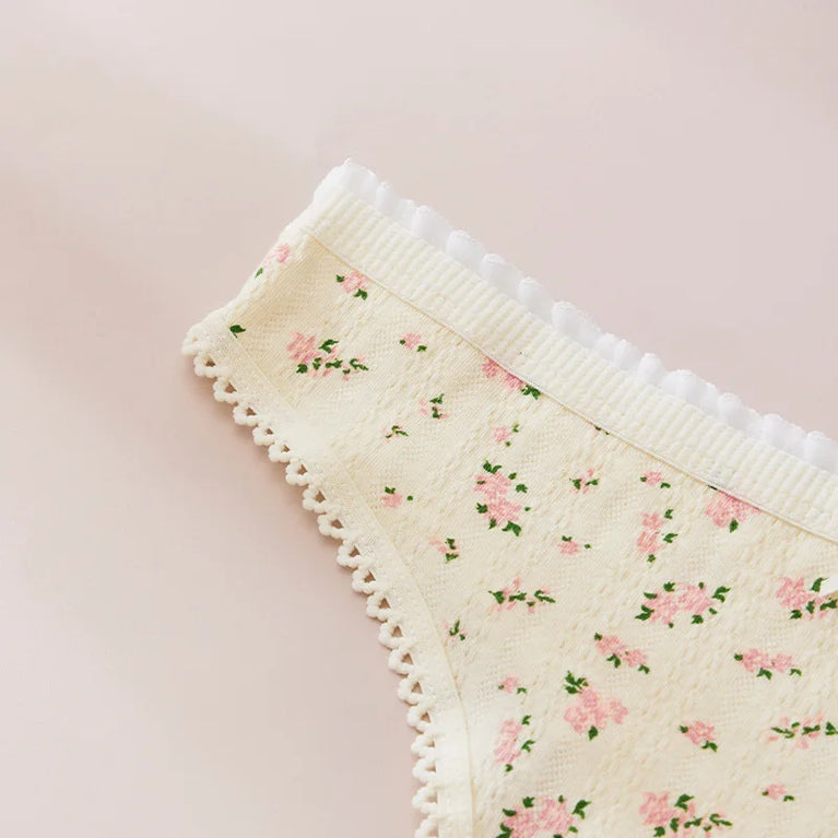 Cute Print Cotton Thongs | Soft Sexy Summer Tangas
