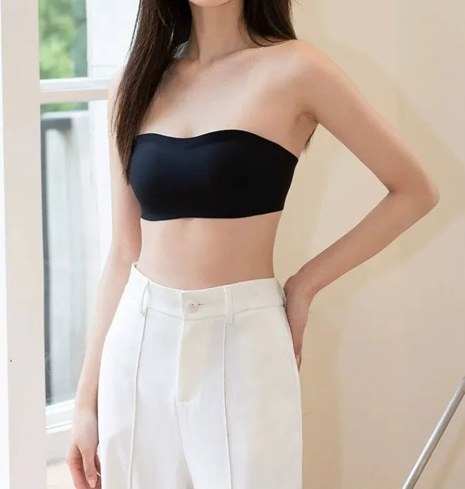 Seamless Anti-Slip Strapless Bra – Invisible Wireless Support