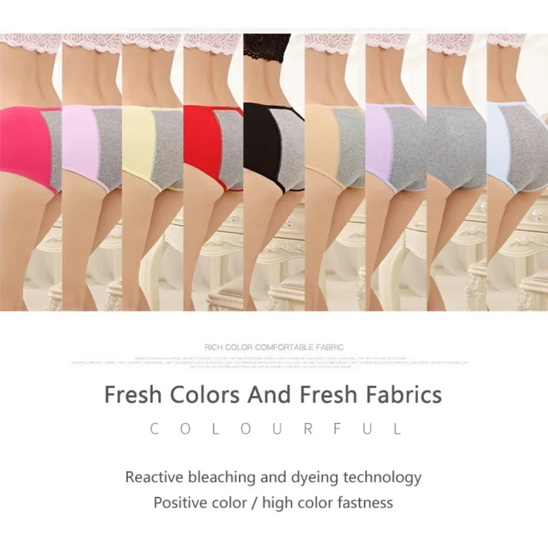 High-Rise Period Briefs | Leakproof Cotton Underwear
