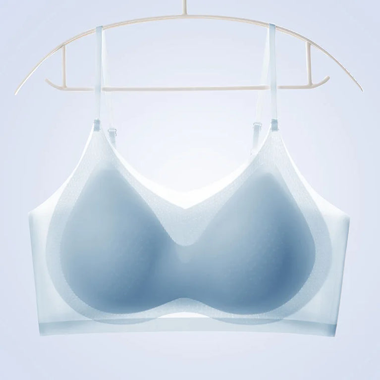 Summer Ice Silk Bralette | Seamless Air-Cooling Push-Up