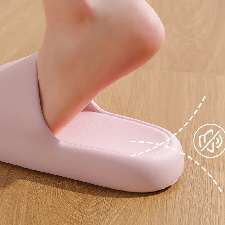 Unisex Cloud Pillow Slides | Soft EVA Anti-Slip Home Sandals