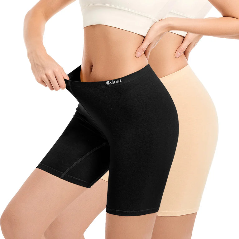 High-Waist Cotton Boxer Briefs | Premium Anti-Chafing Underwear