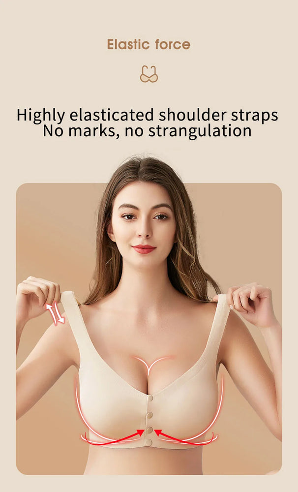 Wood Pencil Lightweight Nursing Bra | Front-Opening Support