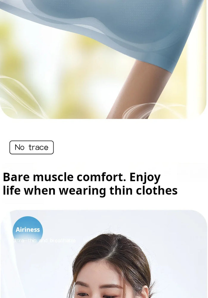 Summer Ice Silk Bralette | Seamless Air-Cooling Push-Up