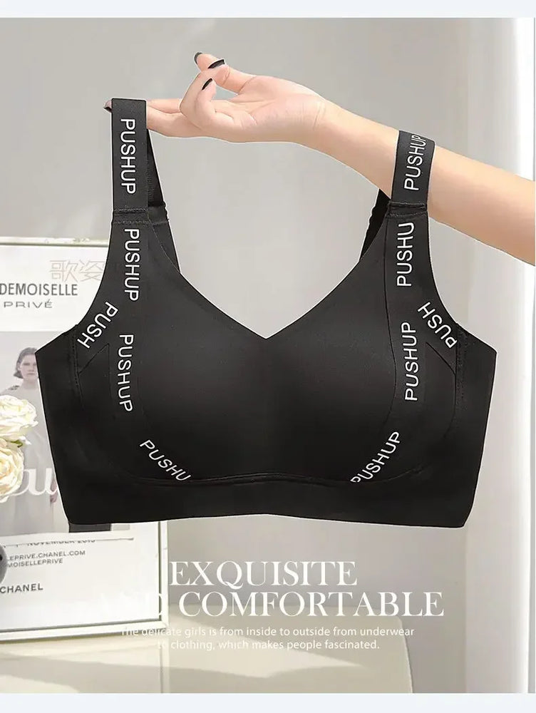 Seamless Wire-Free Minimizer Bra – Sleek Commute Comfort