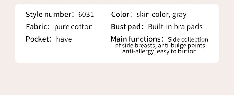 Mastectomy Pocket Bra – Modal Front-Closure Recovery Support
