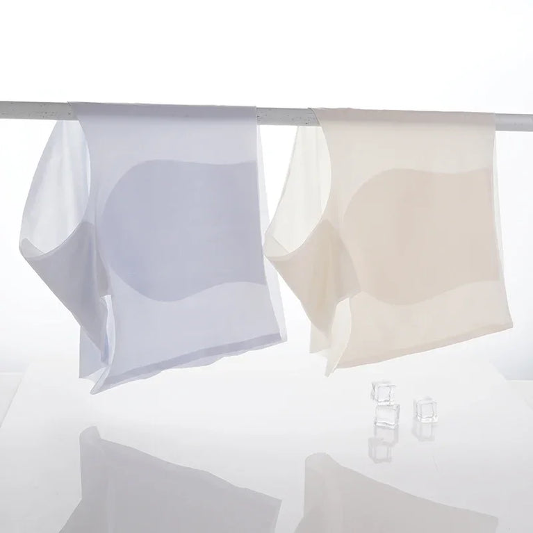 High-Waist Ice Silk Briefs | Seamless Ultra-Thin Panties