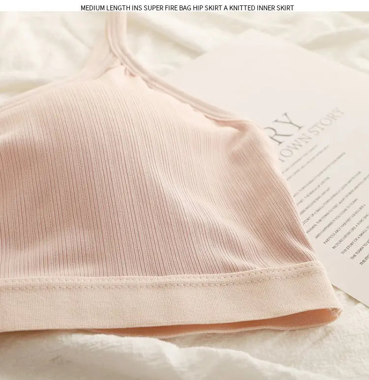Seamless U-Shape Comfort Bra – Wire-Free Support for Young Women