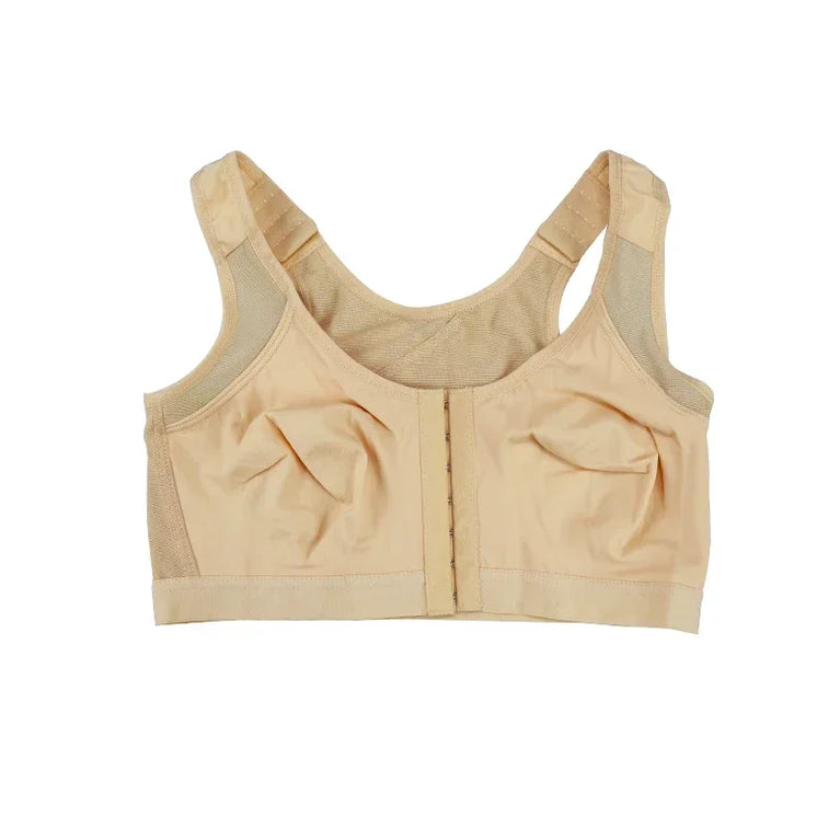 Front-Open Support Bra – Wireless Metal-Free Comfort