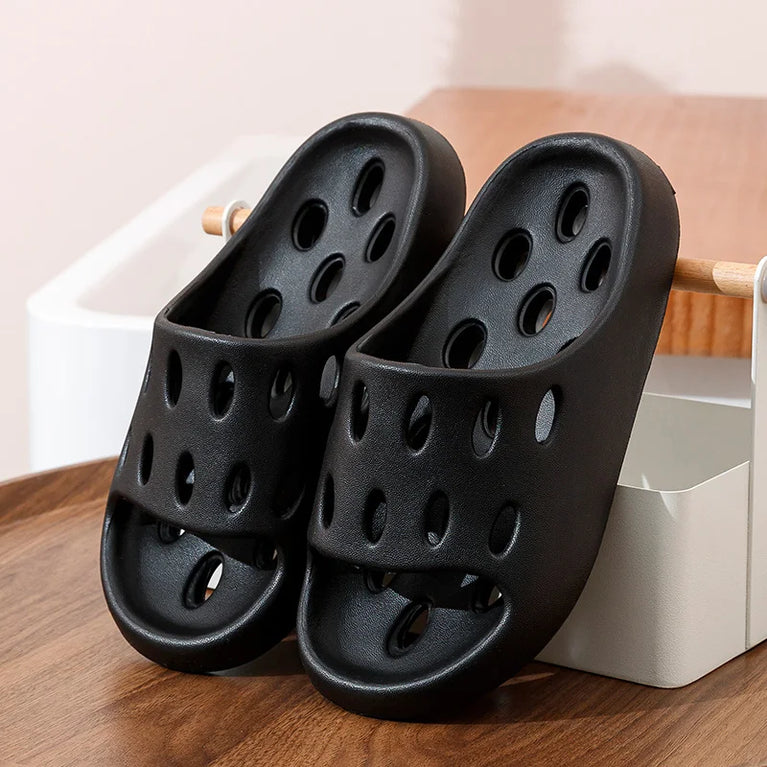 Quick-Dry Bathroom Slides | Odour-Free Lightweight EVA Slippers