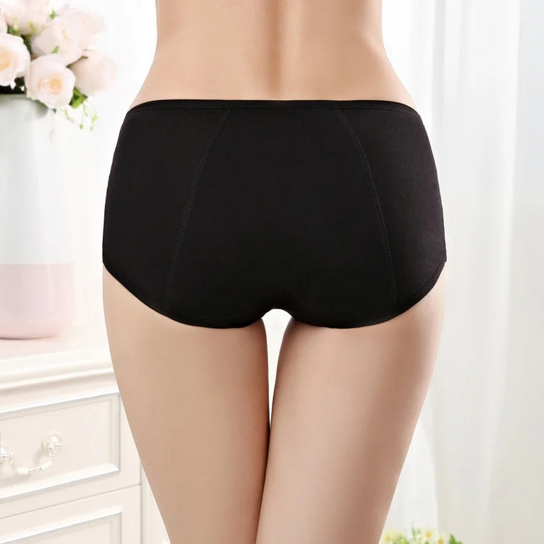 High-Rise Period Briefs | Leakproof Cotton Underwear
