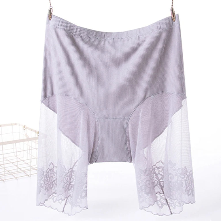 Lace Safety Shorts | Plus-Size Anti-Chafing Underwear