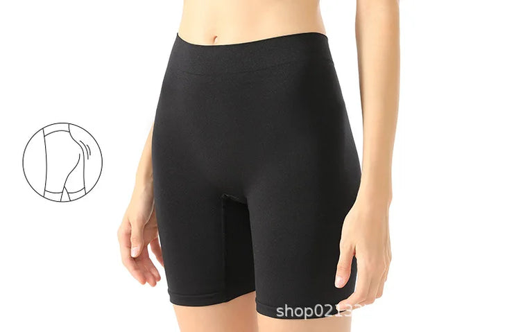 High-Waist Lace Shorts | Anti-Chafing Safety Boxers