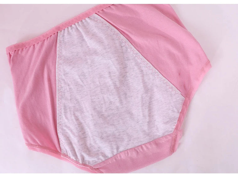 Floral Comfort Briefs – Mid-Rise Breathable Plus-Size Cotton Panties