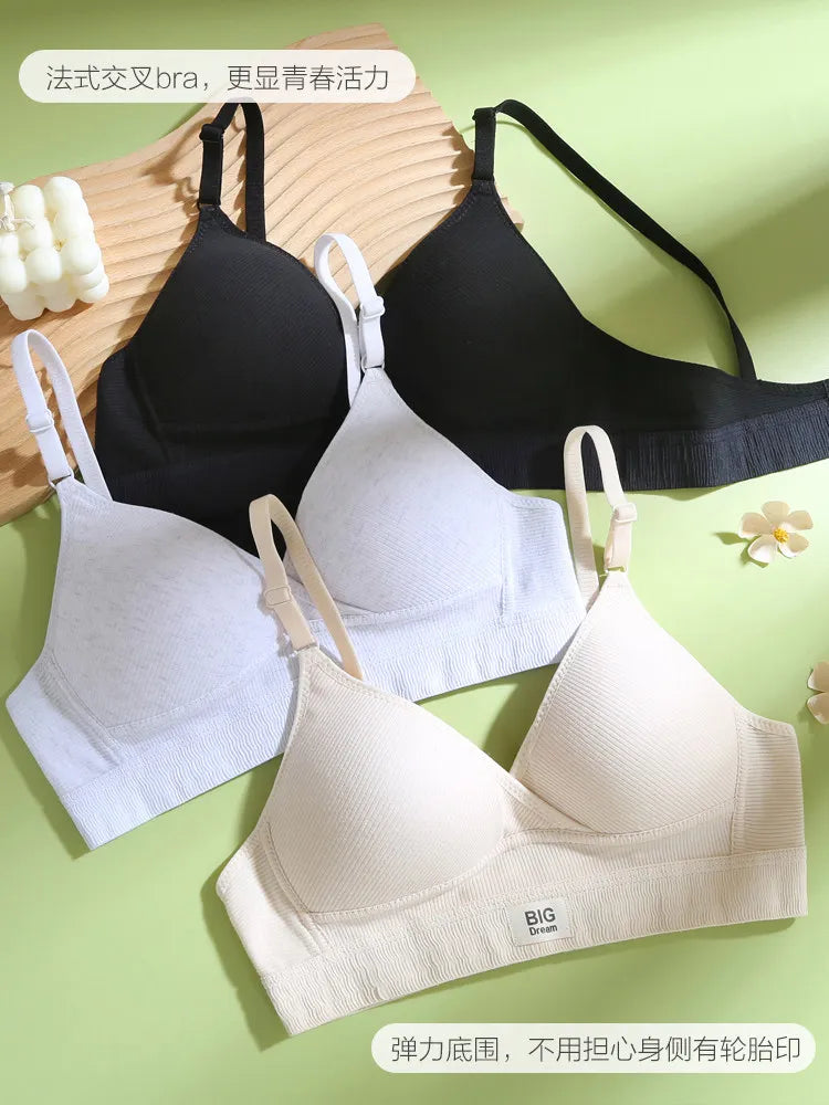American Retro Cotton Bralette | Side-Smoothing Push-Up