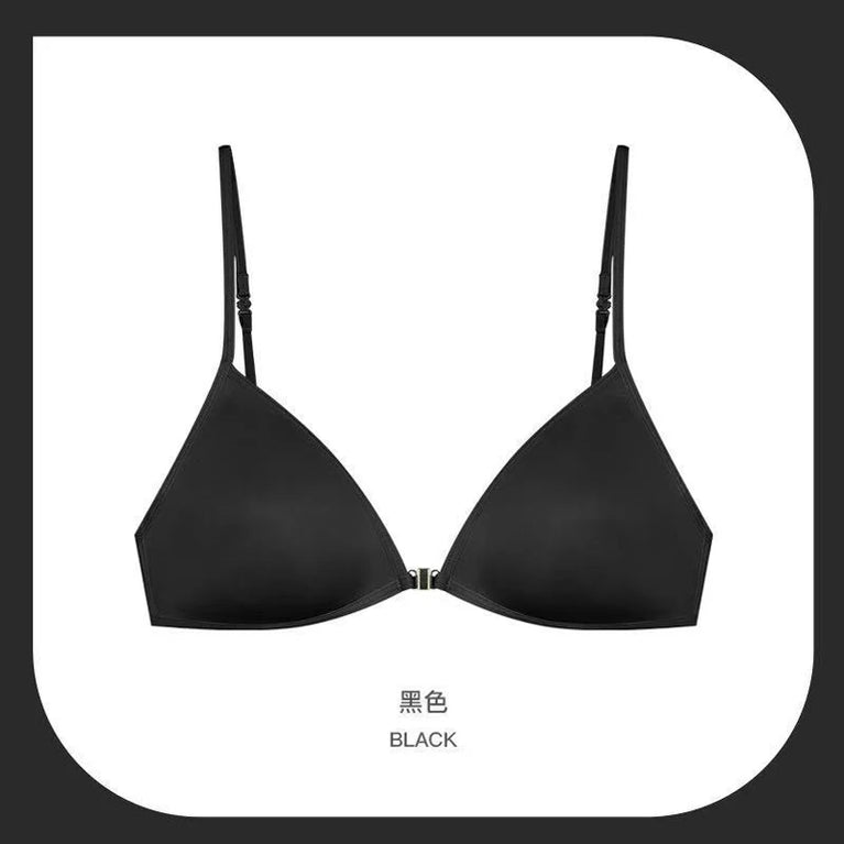 Front-Closure Triangle Bra | Seamless Summer Plunge