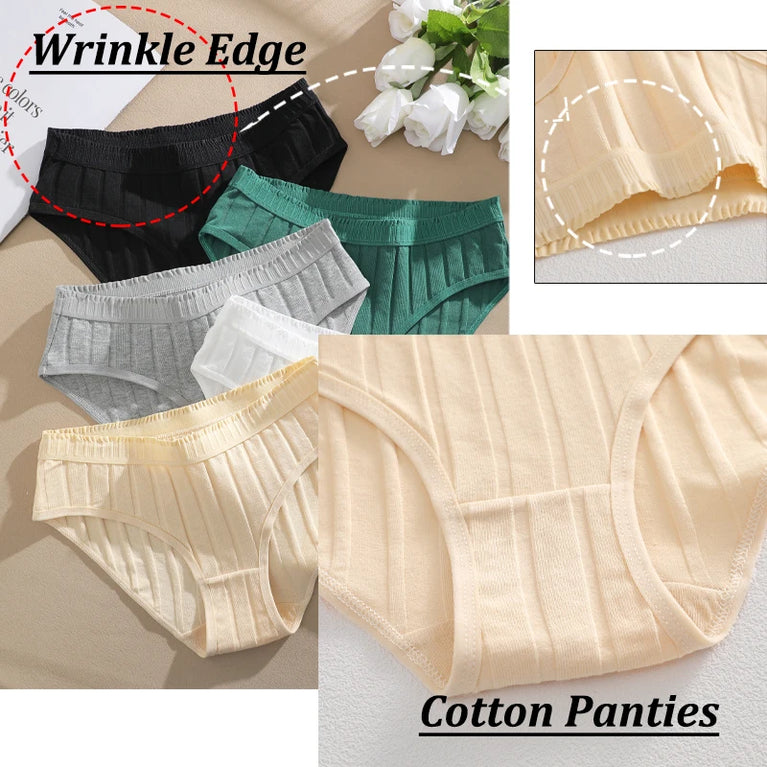 3pc Breathable Cotton Briefs | Low-Waist Dopamine Summer Set