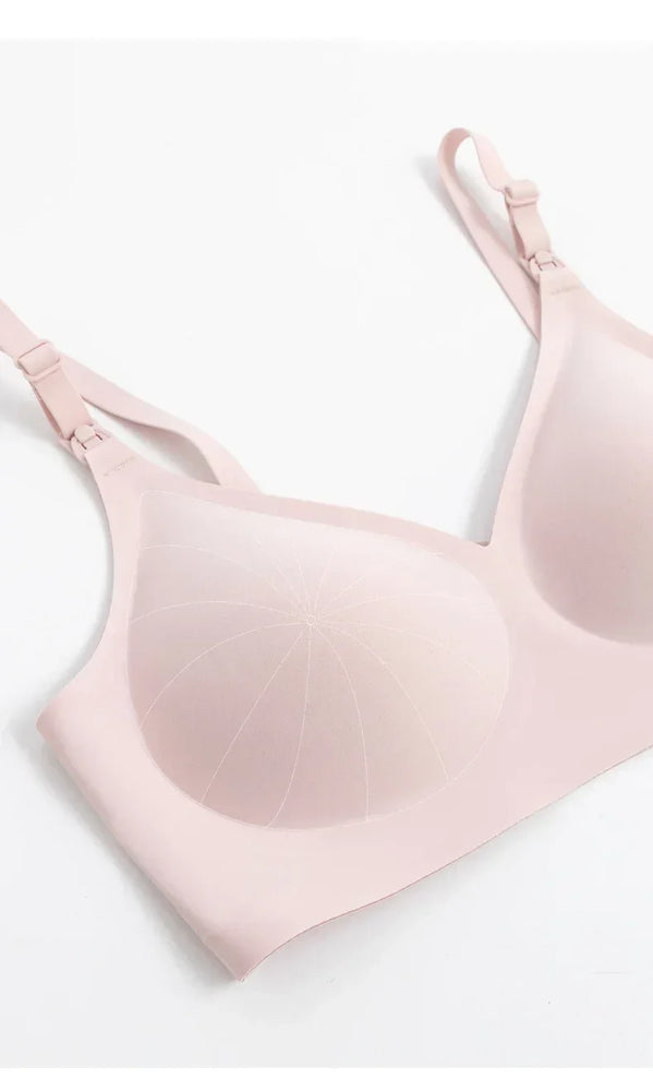 Maternity & Nursing Comfort Bra – Seamless Adjustable Support