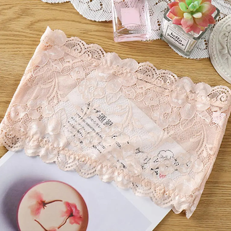 Sexy Lace Bandeau | Seamless Strapless Wrap Chest Top