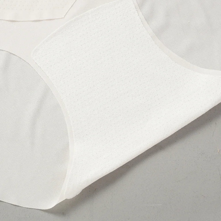 High-Waist Ice Silk Briefs | Seamless Ultra-Thin Panties