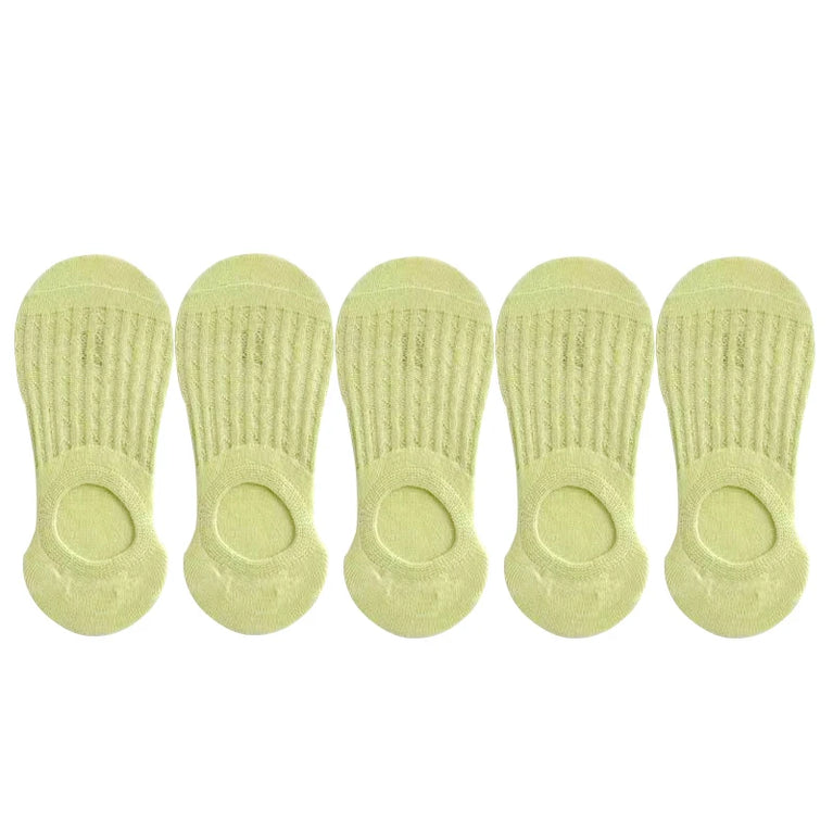 Invisible Lace Boat Socks | Non-Slip Silicone Summer Liner