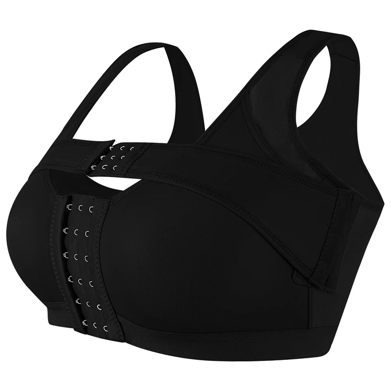 Wireless Front-Closure Support Bra | Posture Corrector Vest