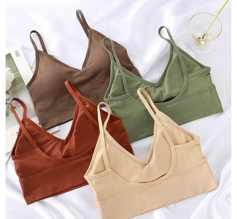 Seamless Push-Up Bralette – Wireless "Beautiful Back" Comfort
