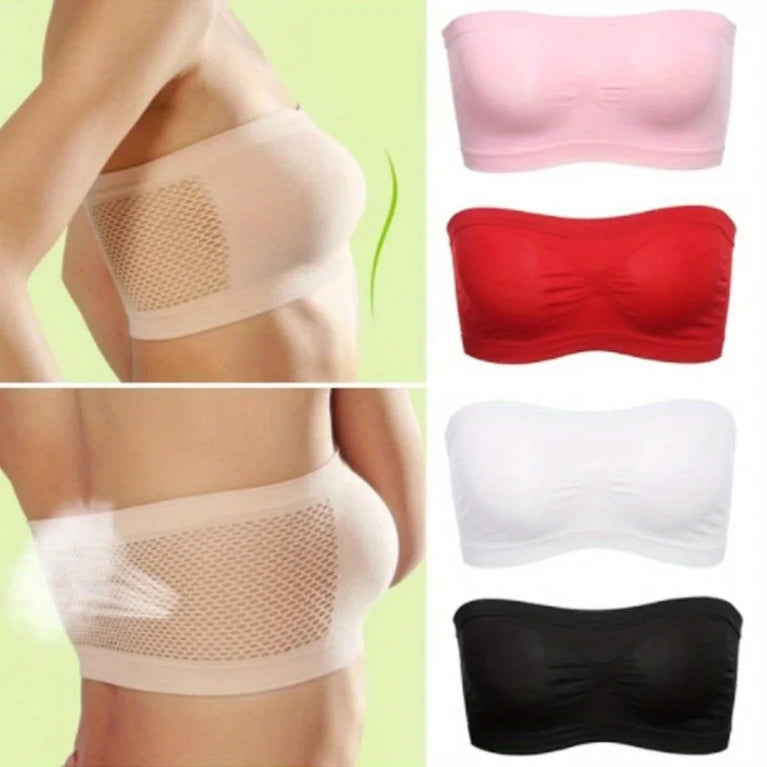 Seamless Ultra-Lightweight Bandeau – Breathable Wireless Support