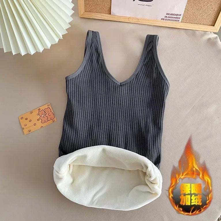 Thermal Underwear Vest Thermo Lingerie Warm Inner Wear Top