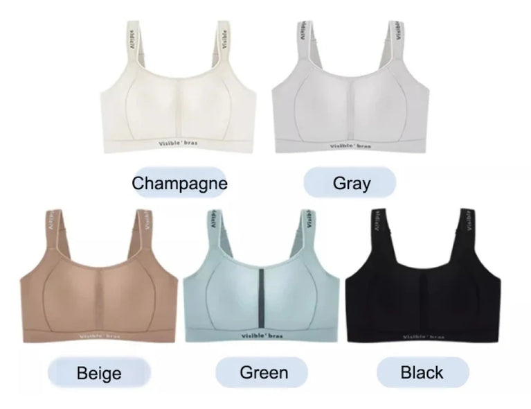 Bamboo Fiber Seamless Sports Bra | Large Bust Minimizer