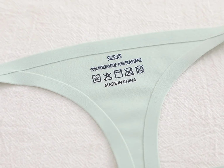 9pc Ice Silk Thongs | Traceless Ultra-Thin G-Strings