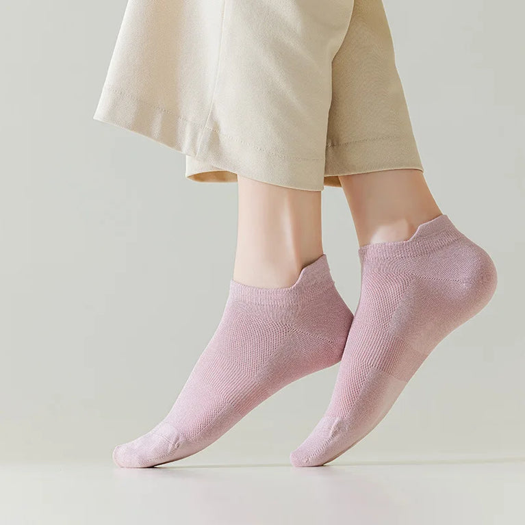 Bamboo Fiber Socks | 5-Pack Invisible Summer Liner