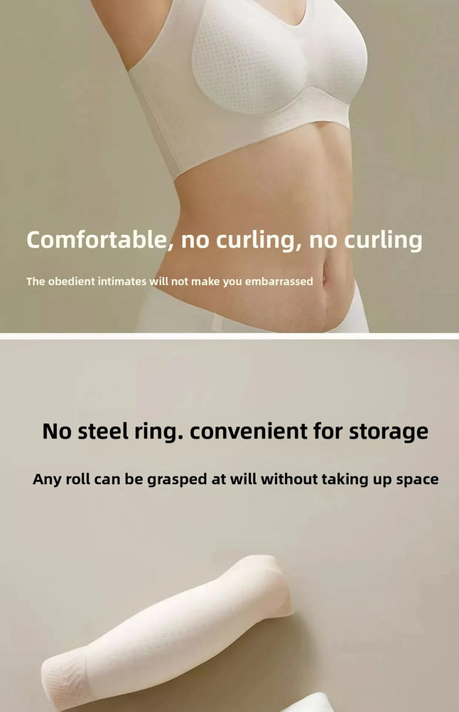 Cooling Ice Silk Seamless Bra | Lightweight Wireless Push-Up