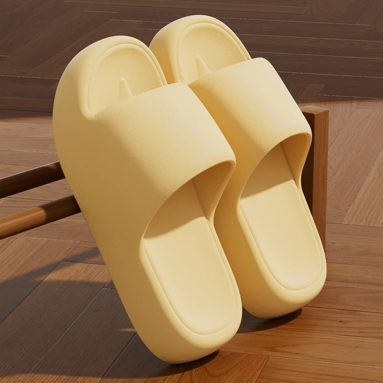 Unisex Cloud Pillow Slides | Soft EVA Anti-Slip Home Sandals