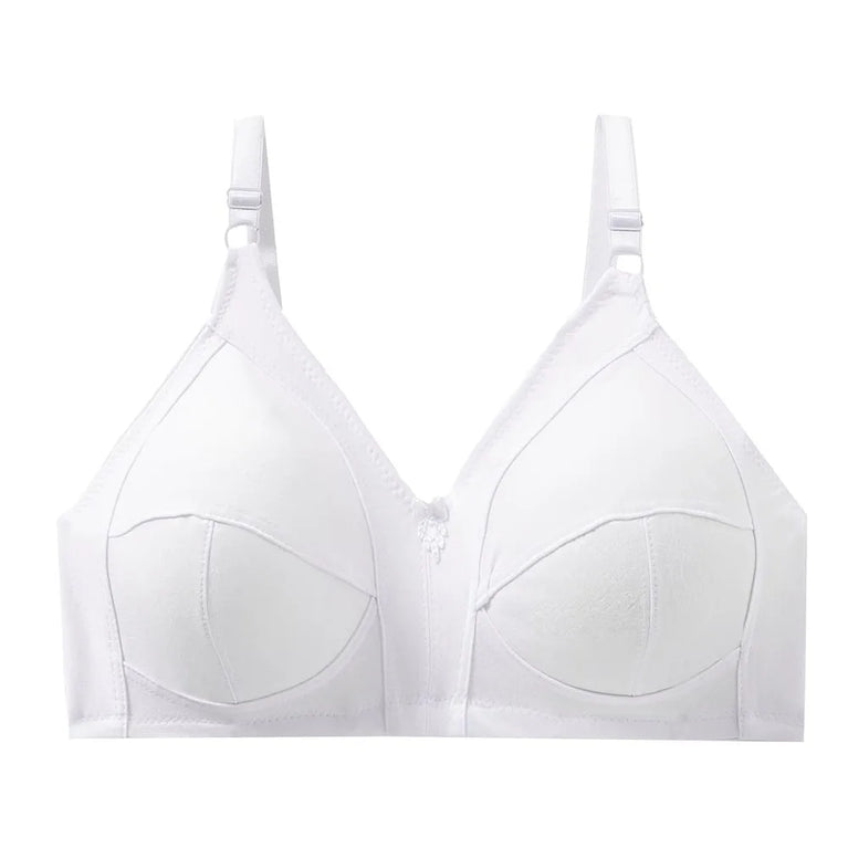 Bamboo Fiber Wireless Bra – Full Coverage Lace Comfort
