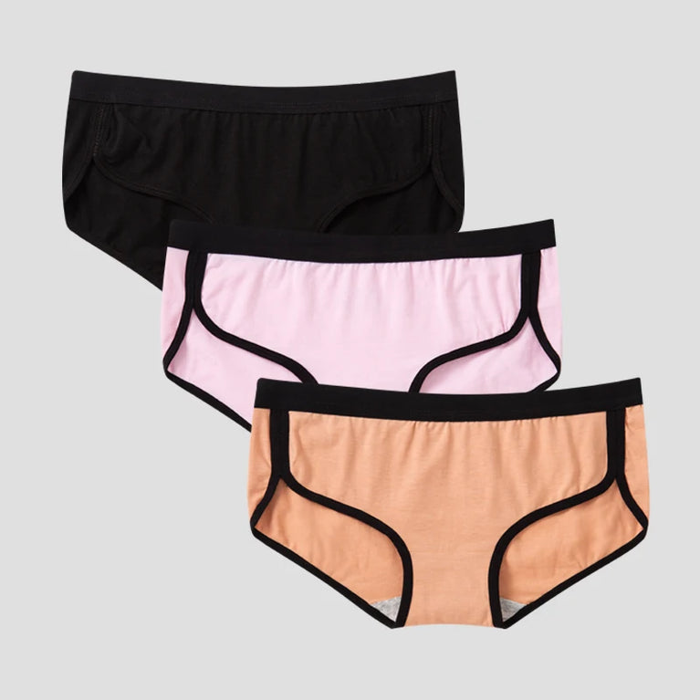 3pc Cotton Sport Briefs | Breathable Low-Rise Set