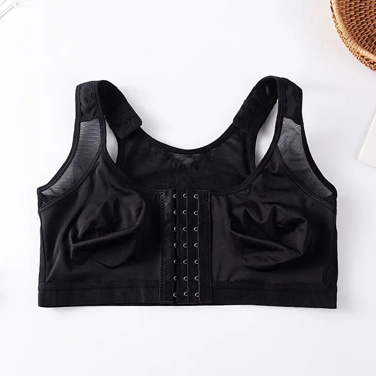 Front-Open Support Bra – Wireless Metal-Free Comfort
