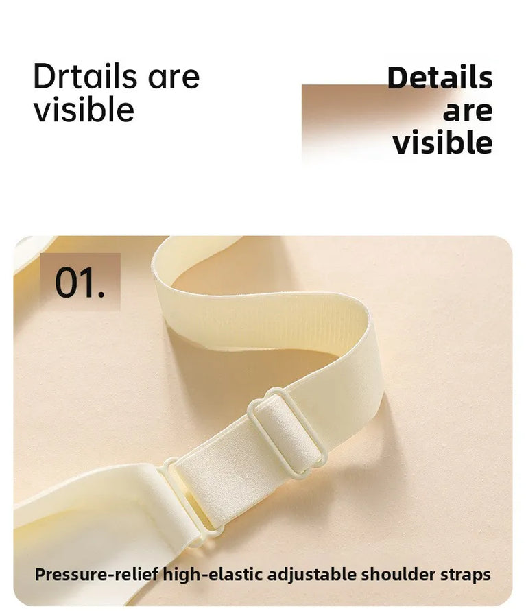 Ice Silk Wireless Shapely Bra | Anti-Sagging Full-Cup Support