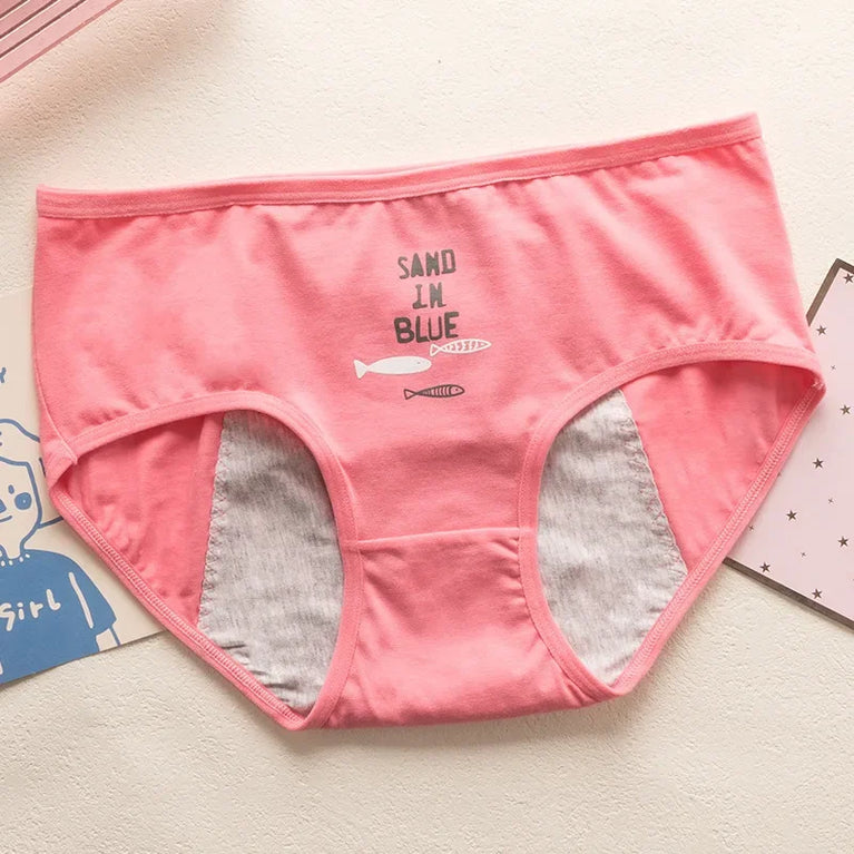 Teen Period Briefs | Leakproof Cartoon Panties