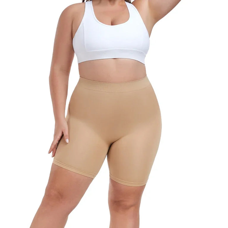 High-Waist Shapewear Shorts | Tummy Control & Anti-Chafing Shaper