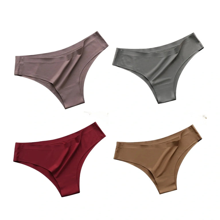 Seamless Performance Briefs – Low-Rise Invisible Support