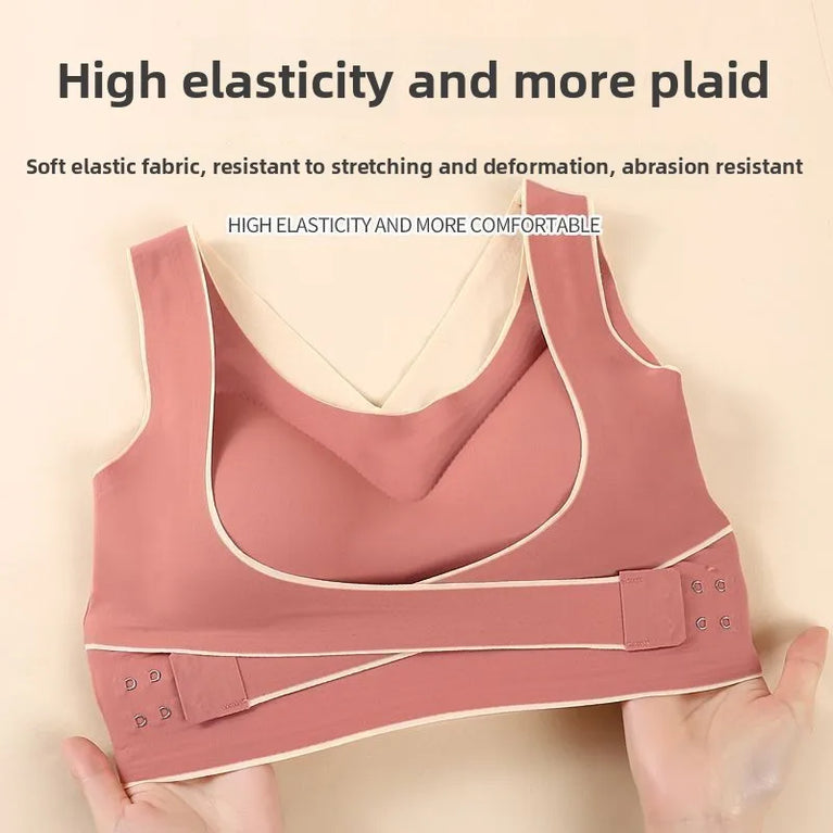 Seamless Summer Sports Bra | Anti-Sagging Side-Support Vest