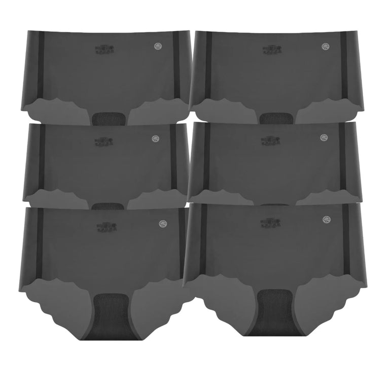 Seamless Quick-Drying Briefs (6-Pack) – Low-Rise Invisible Summer Underwear
