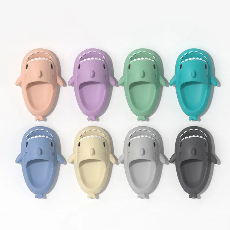 Cute Shark Platform Slides | Unisex Soft EVA Summer Sandals