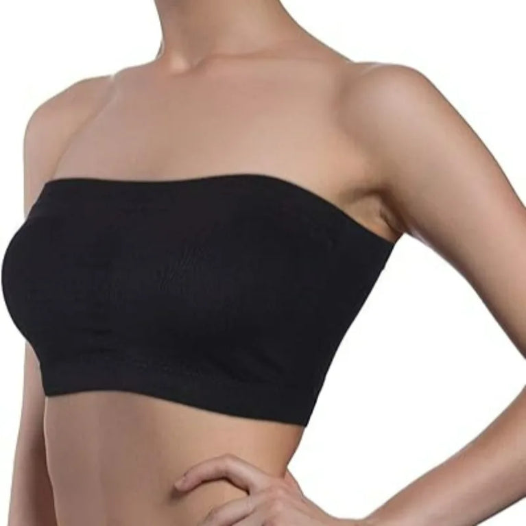 Seamless Mesh Strapless Bra | Sweatproof Summer Crop Top