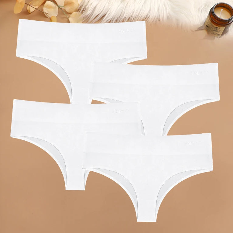 Ice Silk Seamless Panties | Ultra-Thin Brazilian Briefs