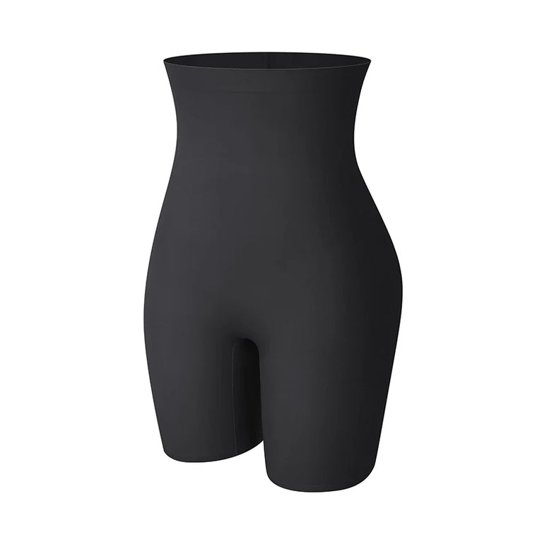 Seamless Hi-Waist Safety Boyshorts | Anti-Chafing Tummy Control Underwear