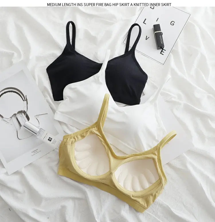 Seamless U-Shape Comfort Bra – Wire-Free Support for Young Women